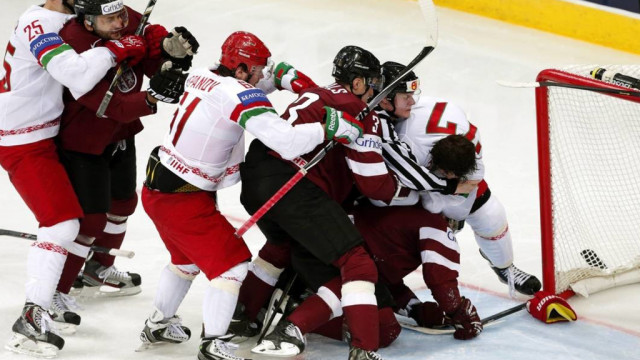 Pārbaudes spēle hokejā. Latvija – Norvēģija. Tiešraide