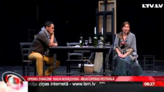 Operas zvaigzne  Maija Kovaļevska - Rīgas Operas festivālā