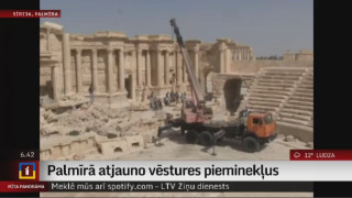 Palmīrā atjauno vēstures pieminekļus