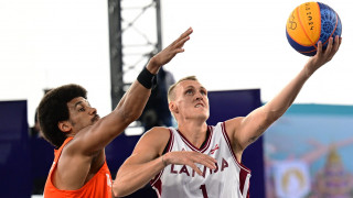 3x3 basketbols vīriešiem. Latvija - Nīderlande. Spēles spilgtākas epizodes