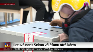 Lietuvā noris Seima vēlēšanu otrā kārta