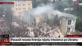 Pasaulē nosoda Krievijas raķešu triecienus pa Ukrainu