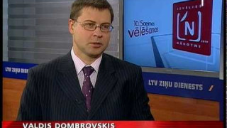 Dombrovskis: Vēlētāji izvēlējušies stabilitāti