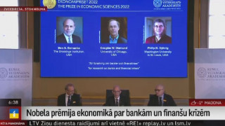 Nobela prēmija ekonomikā par bankām un finanšu krīzēm