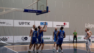 Latvijas - Igaunijas basketbola līgas spēle BK "Liepāja" - BK "Ogre"