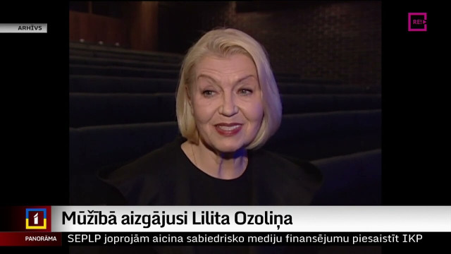 Mūžībā aizgājusi aktrise Lilita Ozoliņa