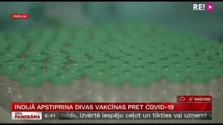 Indijā apstiprina  divas vakcīnas pret Covid-19
