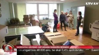 Saziedotas dāvānas 300 ukraiņu karavīru bērniem