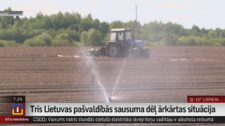 Trīs Lietuvas pašvaldībās sausuma dēļ ārkārtas situācija