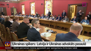 Ukrainas spīkers: Latvija ir Ukrainas advokāts pasaulē