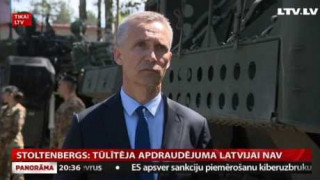 Stoltenbergs: tūlītēja apdraudējuma Latvijai nav