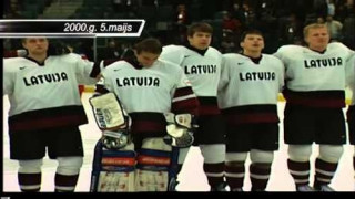 Sporta Studijas Vēsture. Latvijas hokeja izlase uzvar Krieviju PČ