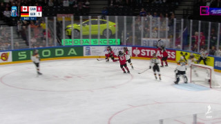 Pasaules hokeja čempionāta fināls Kanāda - Vācija 1:1