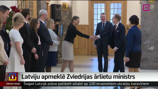 Latviju apmeklē Zviedrijas ārlietu ministrs
