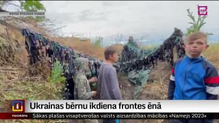 Ukrainas bērnu ikdiena frontes ēnā