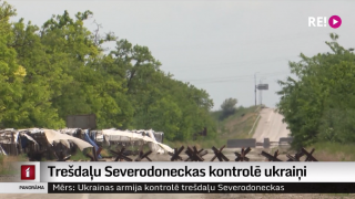 Trešdaļu Severodoneckas kontrolē ukraiņi