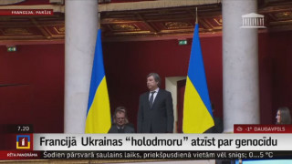 Francijā  Ukrainas “holodmoru” atzīst par genocīdu.