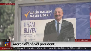 Azerbaidžānā vēl prezidentu
