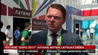 Izstādē "Expo 2017" Astanā notiek Latvijas diena