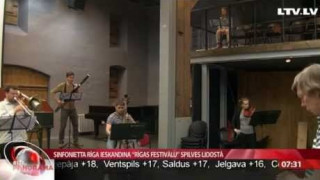 Sinfonietta Rīga ieskandina "Rīgas festivālu" Spilves lidostā