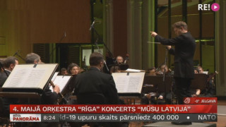 LatvijasRepublikas Neatkarības atjaunošanas gadadienā orķestra "Rīga"  koncerts "Mūsu Latvija"