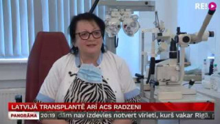 Latvijā transplantē arī acs radzeni