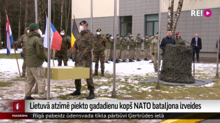 Lietuvā atzīmē piekto gadadienu kopš NATO bataljona izveides