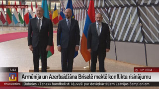 Armēnija un Azerbaidžāna Briselē meklē konflikta risinājumu