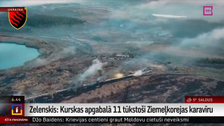 Zelenskis: Kurskas apgabalā 11 tūkstoši Ziemeļkorejas karavīru