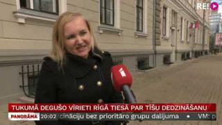 Tukumā degušo vīrieti Rīgā tiesā par tīšu dedzināšanu