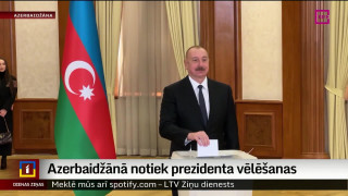 Azerbaidžānā notiek prezidenta vēlēšanas