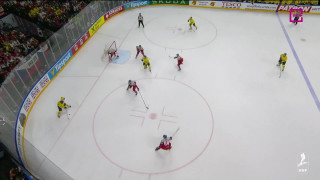 Pasaules čempionāts hokejā. Pusfināls. Zviedrija - Čehija. 3:5