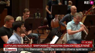 Latvijas Nacionālā  simfoniskā orķestra koncerts klātienē