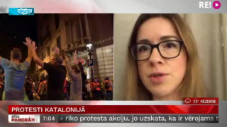 Saruna ar Inu Strazdiņu par protestiem Katalonijā